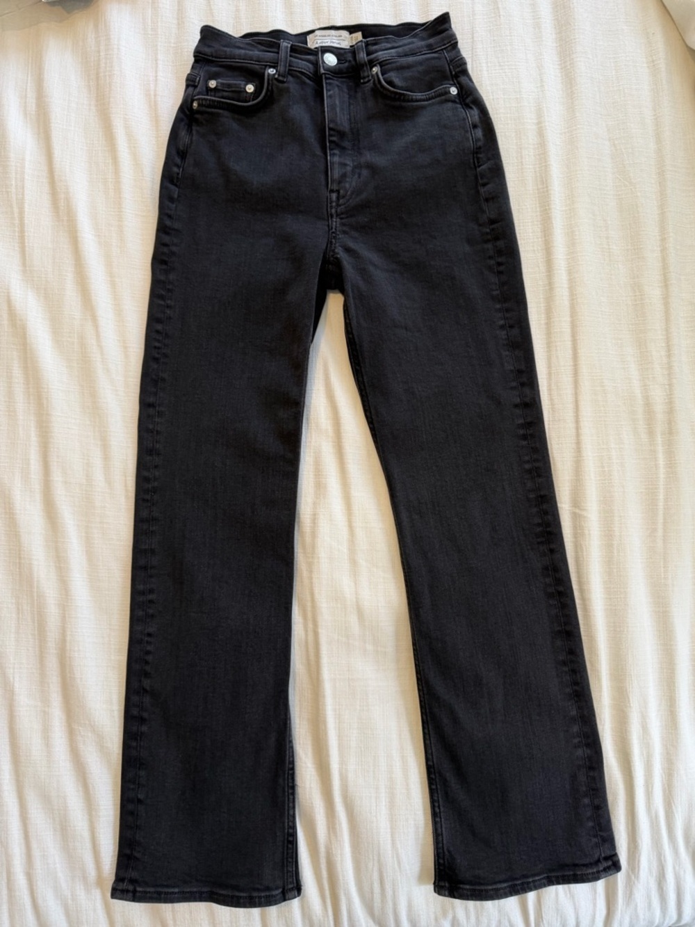 & Othe Stories Flare Leg Black Jeans Size 26 — image 2 of 8